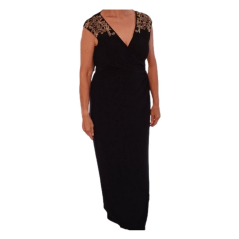 Lauren Ralph Lauren Holiday Maxi Dress size 14